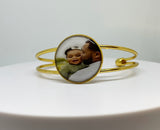 Picture Gems Brass Bangle